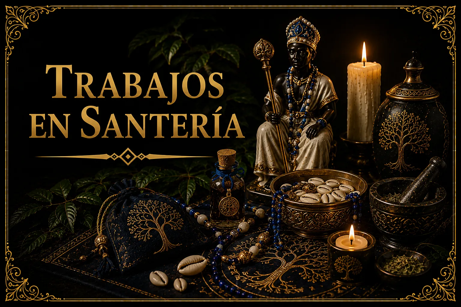 Elementos rituales y ancestrales, ambientación de Origen Ancestral